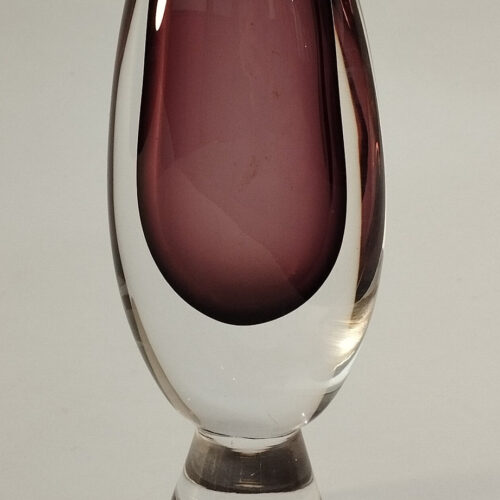 Small vintage 1950s Vicke Lindstrand Vase Purple
