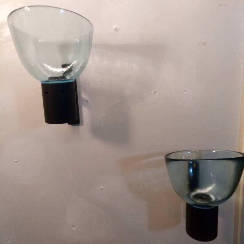 Unique Pair of Sconces Wall Lights Burnished Brass Seguso