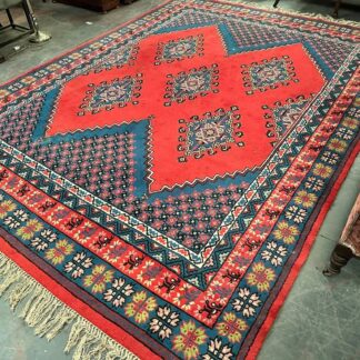 Very Large Vintage Moroccan Berber Woollen Rug