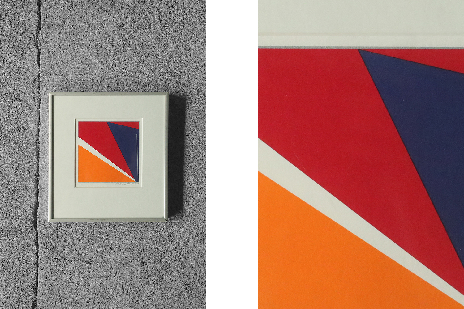 Ole Folmer Hansen, Composition, Serigraph, 1998, Framed
