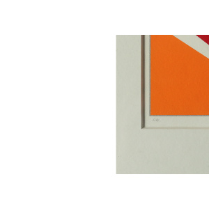 Ole Folmer Hansen, Composition, Serigraph, 1998, Framed