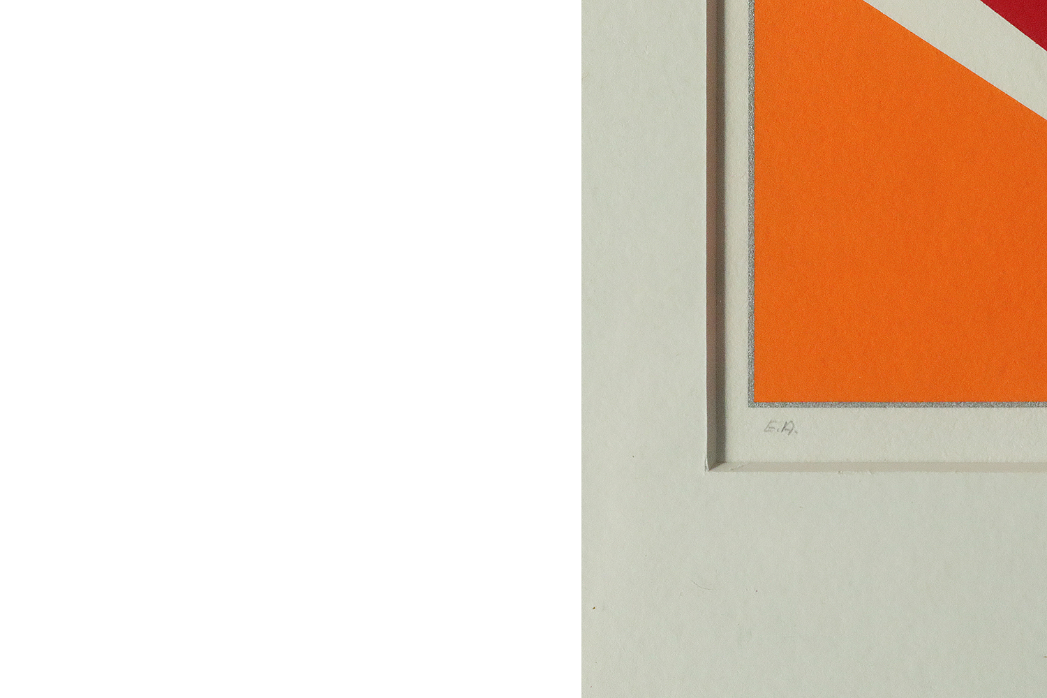 Ole Folmer Hansen, Composition, Serigraph, 1998, Framed