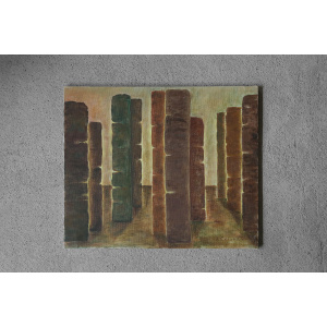 J. Eklund, Oil on Canvas, 1952