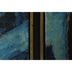 Roald Ditmer, Abstract Composition, Oil Diptych on Canvas, Framed