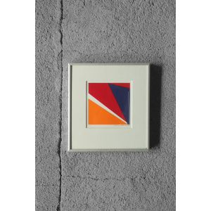 Ole Folmer Hansen, Composition, Serigraph, 1998, Framed