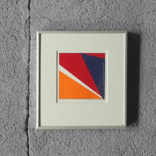 Ole Folmer Hansen, Composition, Serigraph, 1998, Framed