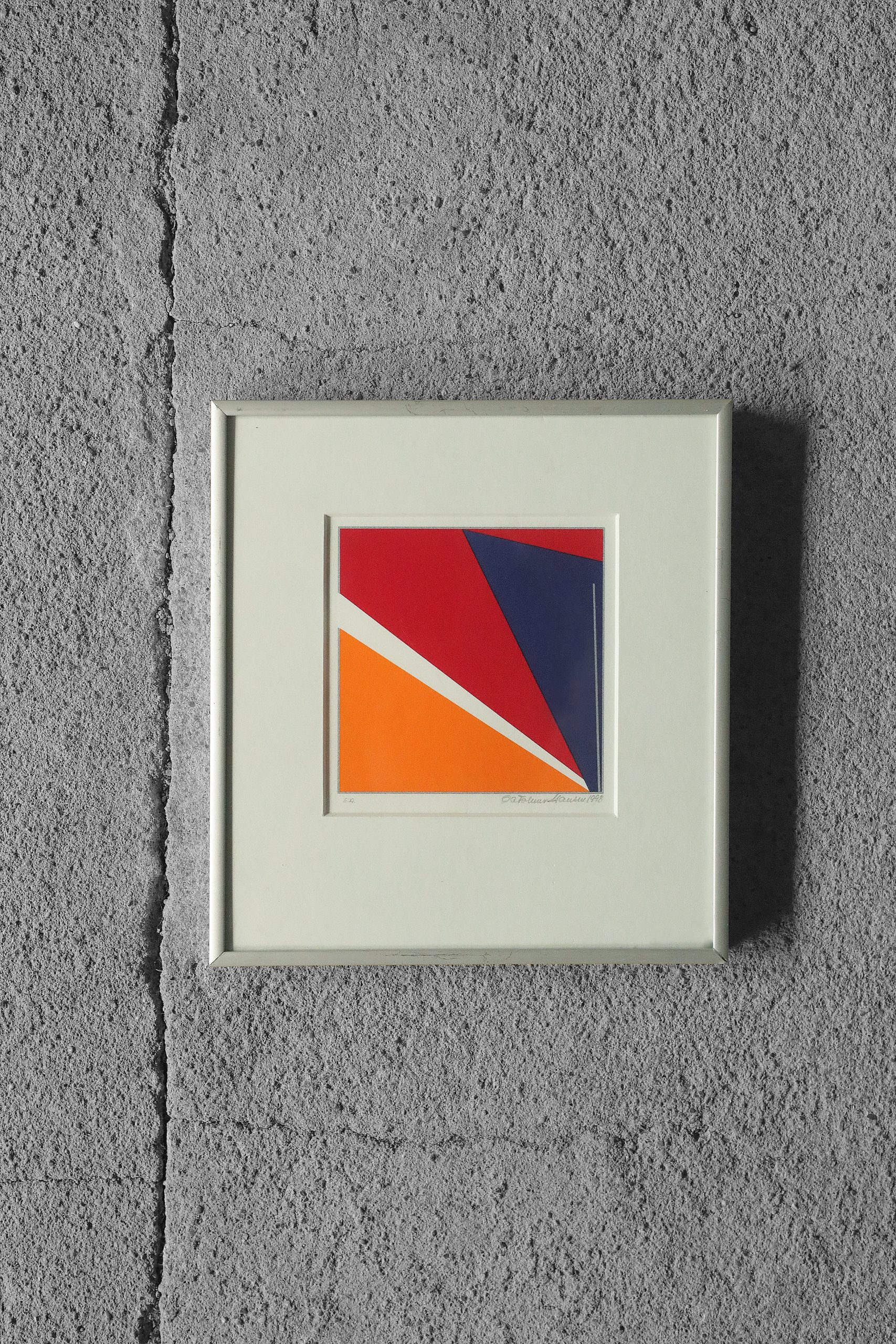 Ole Folmer Hansen, Composition, Serigraph, 1998, Framed