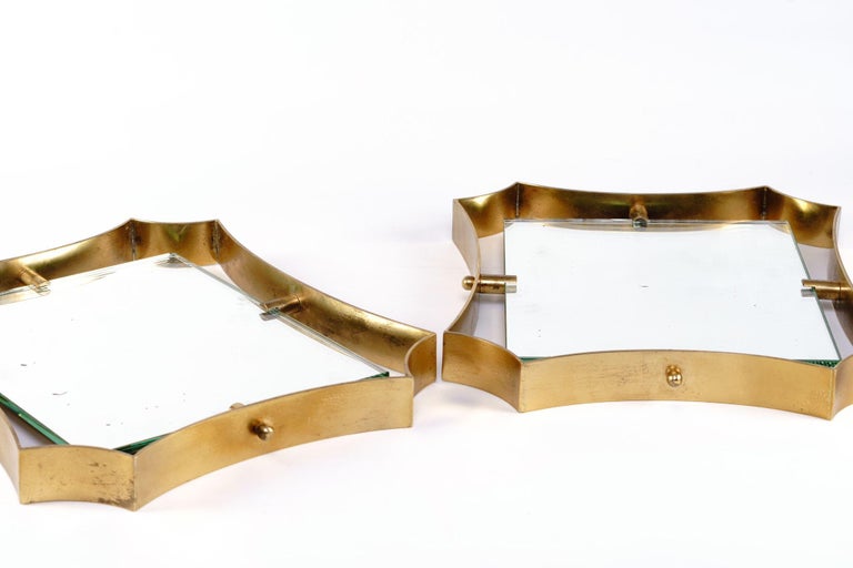 Fontana Arte Pair of Modernist Mirrors