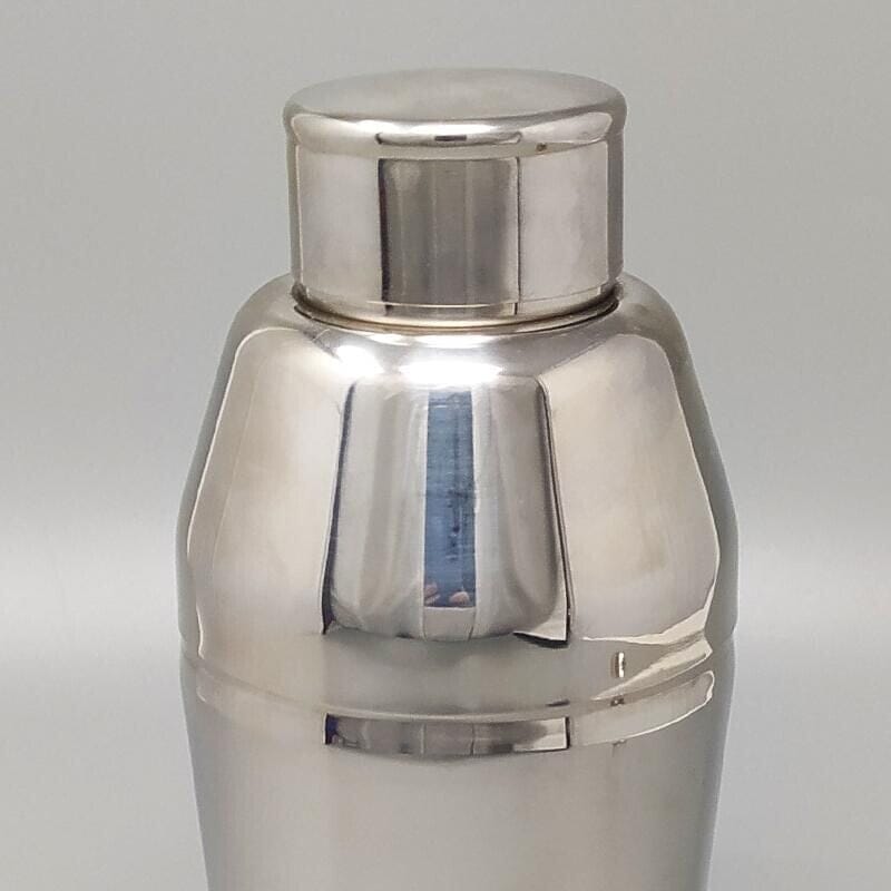 1970s Cocktail Shaker by Guy Degrenne in Stainless Steel. Made in France