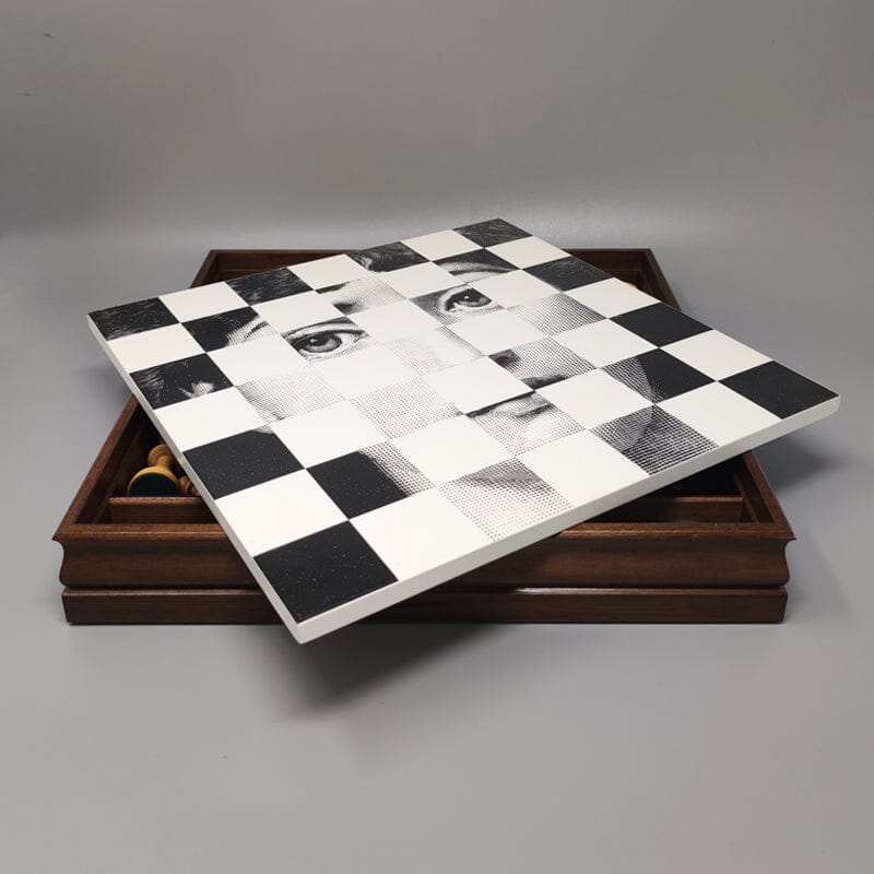 1970s Gorgeous Piero Fornasetti Board Game Set. Made in Italy