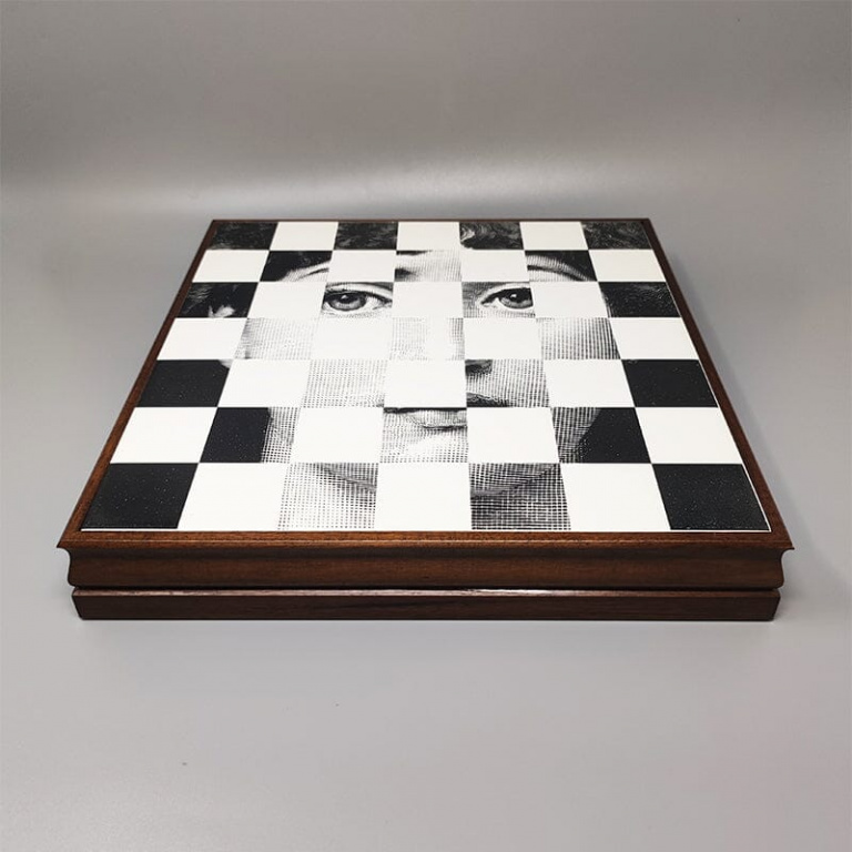 1970s Gorgeous Piero Fornasetti Board Game Set. Made in Italy - Image 2