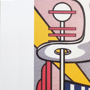 1980s Original Stunning Roy Lichtenstein "Lincoln Center" Limited Edition Lithograph