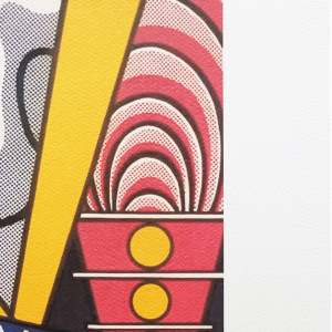 1980s Original Stunning Roy Lichtenstein "Lincoln Center" Limited Edition Lithograph