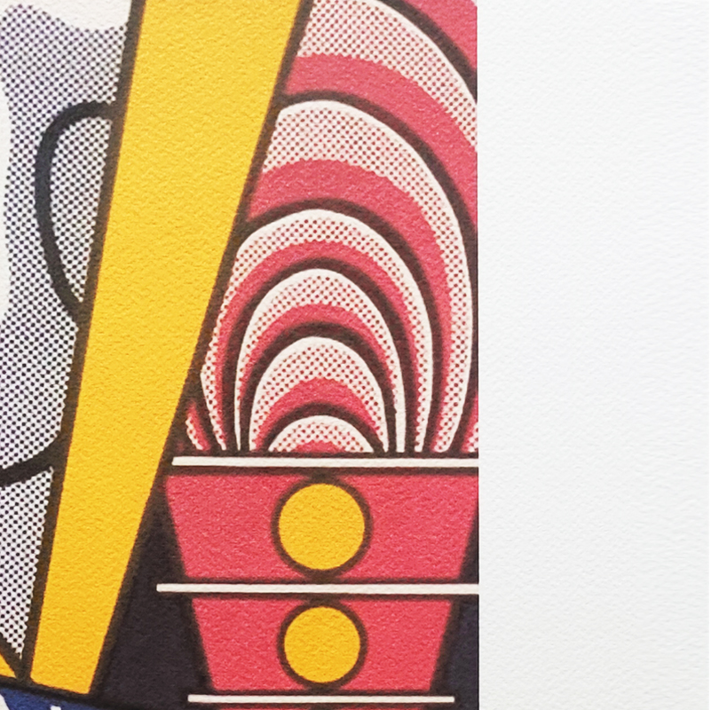 1980s Original Stunning Roy Lichtenstein "Lincoln Center" Limited Edition Lithograph