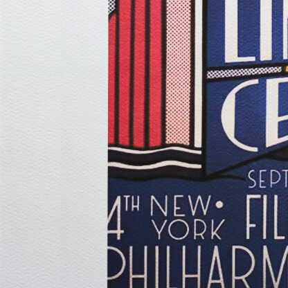 1980s Original Stunning Roy Lichtenstein "Lincoln Center" Limited Edition Lithograph - Image 5