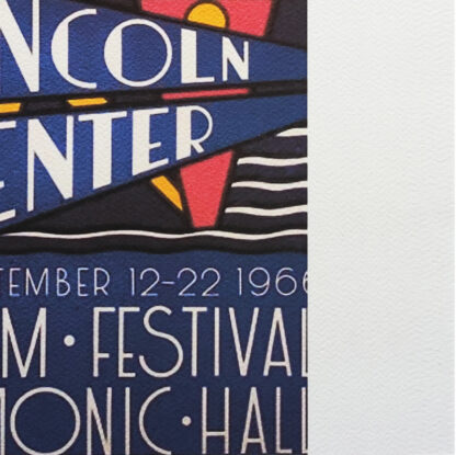1980s Original Stunning Roy Lichtenstein "Lincoln Center" Limited Edition Lithograph - Image 6
