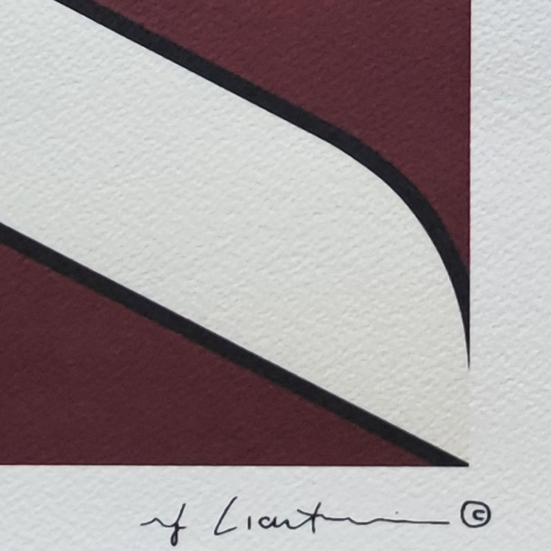 1980s Original Stunning Roy Lichtenstein "Salute To Aviation Corlett 63" Limited Edition Lithograph