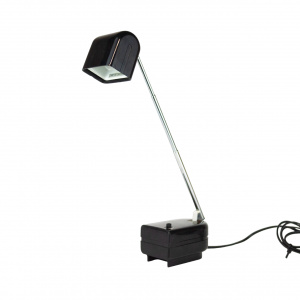 Black German Lampette Table lamp by Eichhoff Werke Design for Fagerhults, 1970s
