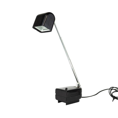 Black German Lampette Table lamp by Eichhoff Werke Design for Fagerhults, 1970s