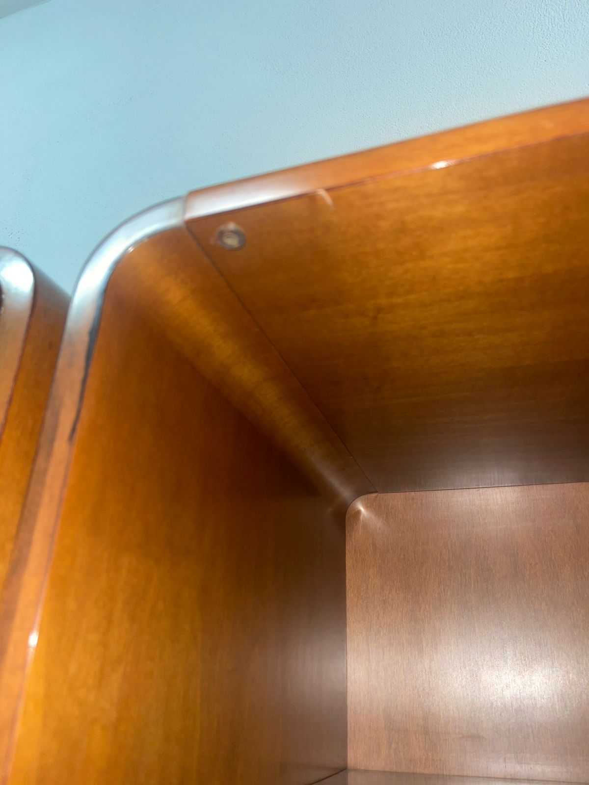 shelf Unit Italian National Walnut of 1970 Made by Company Mobilia