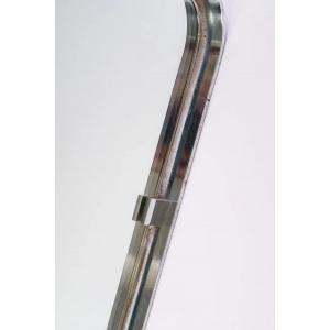 Chromed thick frame mirror 1960