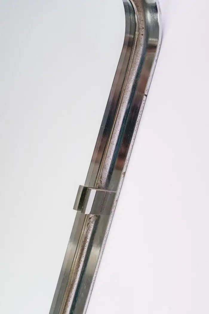 Chromed thick frame mirror 1960