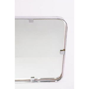Chromed thick frame mirror 1960