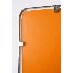Chromed thick frame mirror 1960