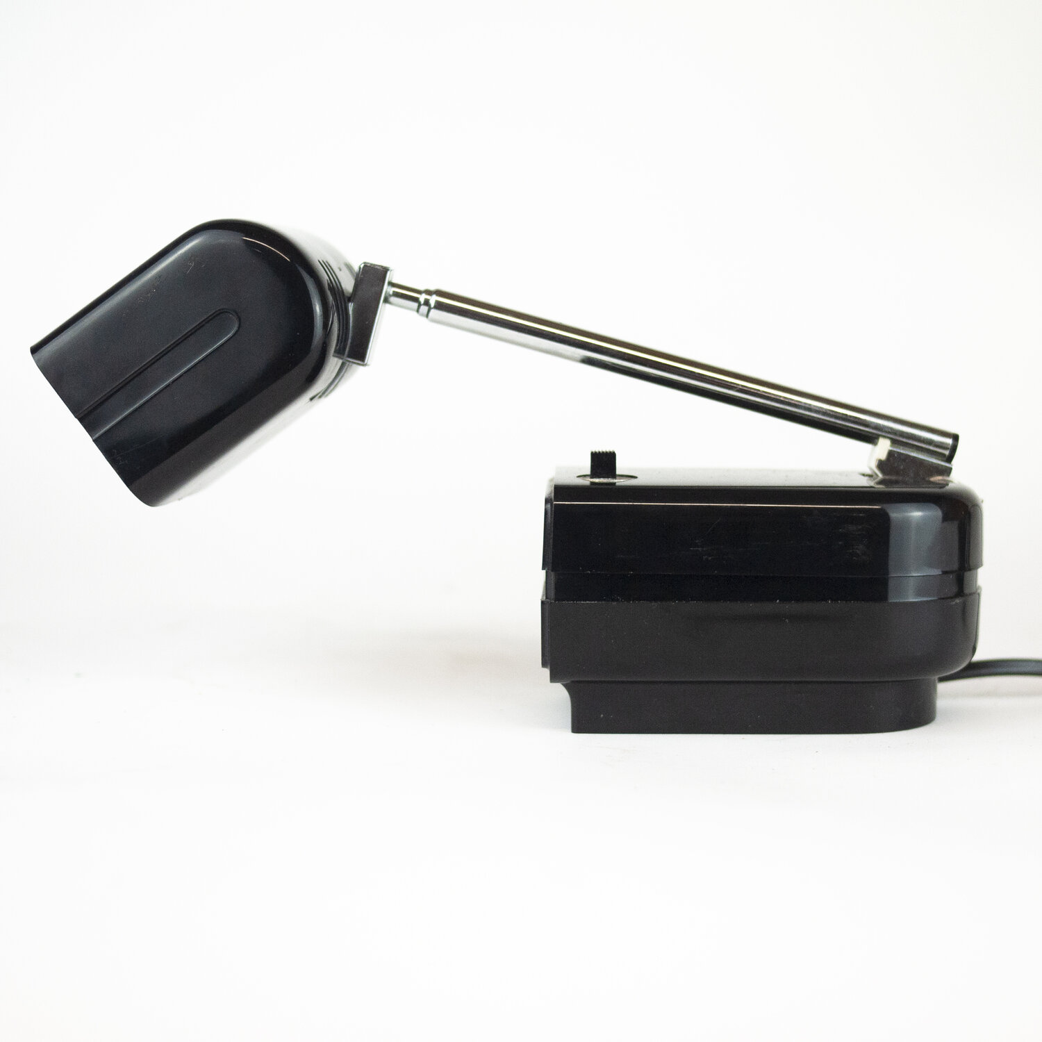 Black German Lampette Table lamp by Eichhoff Werke Design for Fagerhults, 1970s
