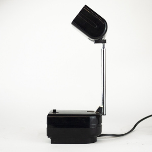 Black German Lampette Table lamp by Eichhoff Werke Design for Fagerhults, 1970s