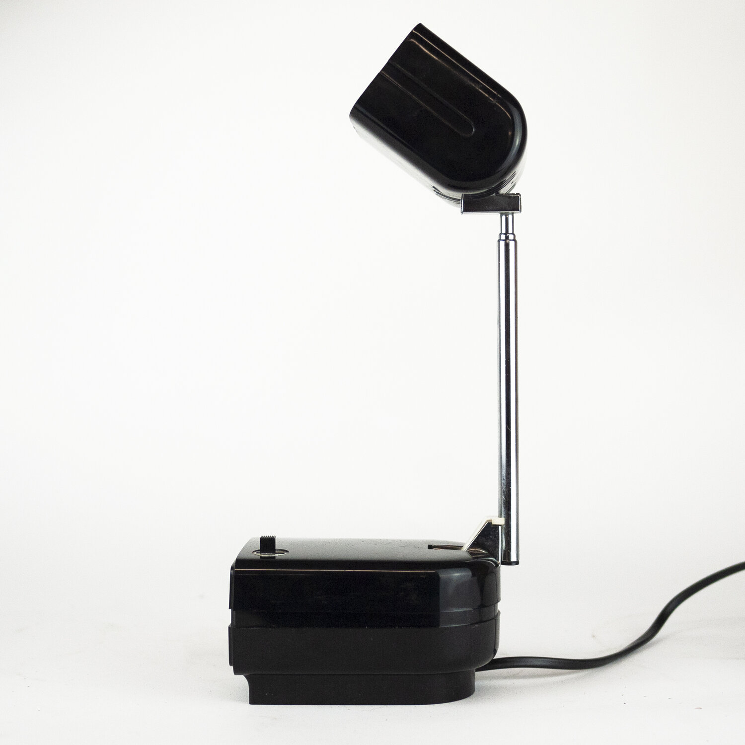 Black German Lampette Table lamp by Eichhoff Werke Design for Fagerhults, 1970s