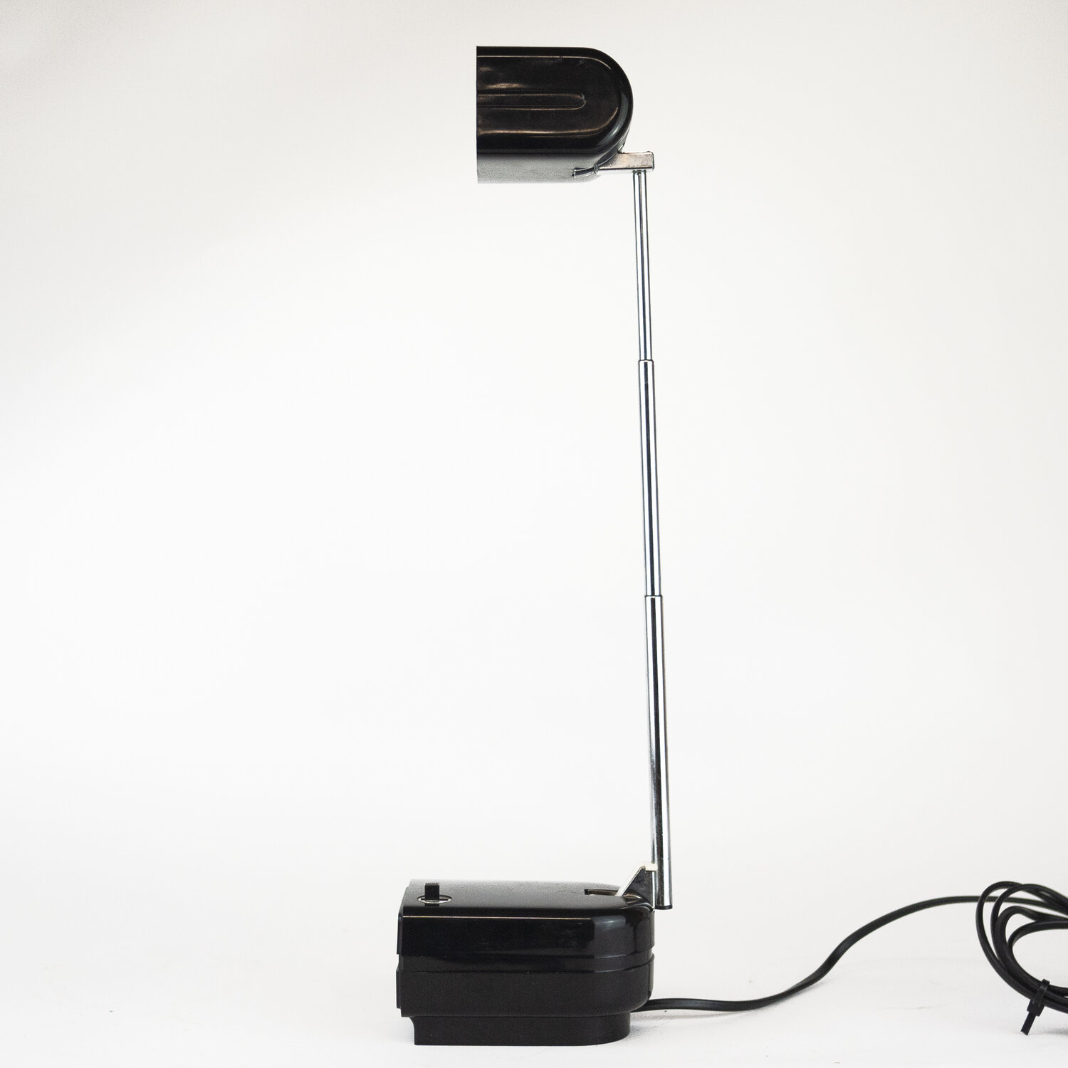 Black German Lampette Table lamp by Eichhoff Werke Design for Fagerhults, 1970s