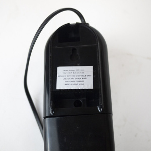 Black German Lampette Table lamp by Eichhoff Werke Design for Fagerhults, 1970s