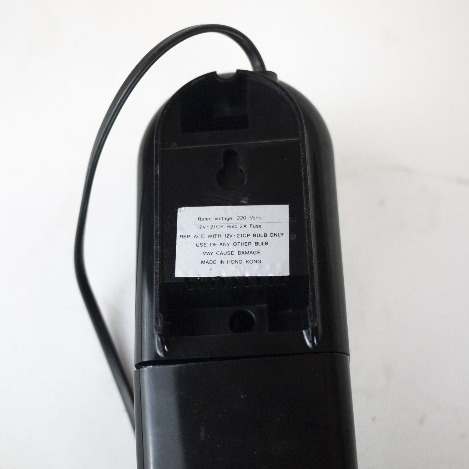 Black German Lampette Table lamp by Eichhoff Werke Design for Fagerhults, 1970s