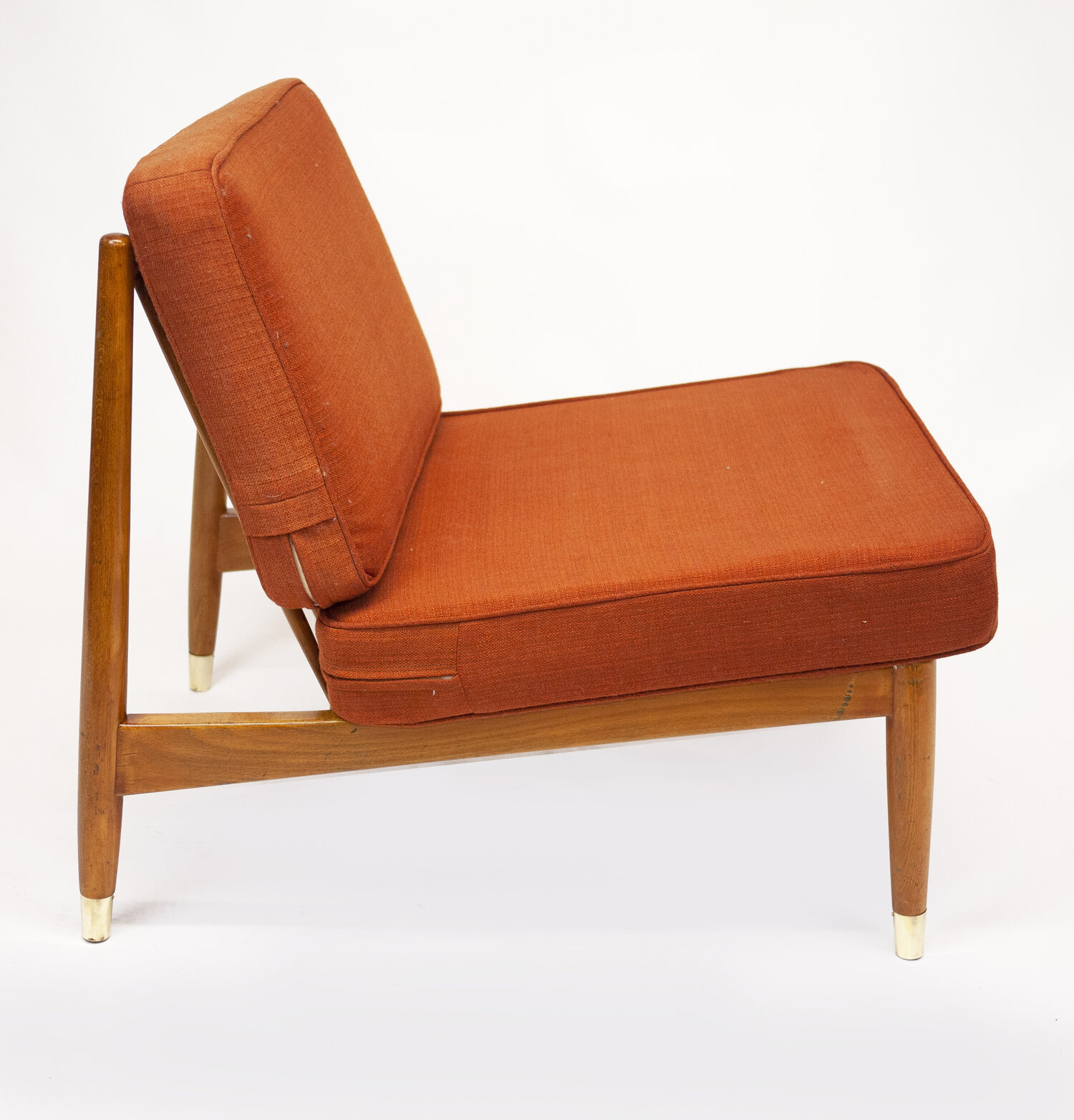 Swedish Beech Low Lounge Chair by Folke Ohlsson for Dux, 1960s