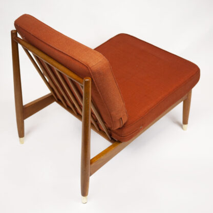 Swedish Beech Low Lounge Chair by Folke Ohlsson for Dux, 1960s - Image 6