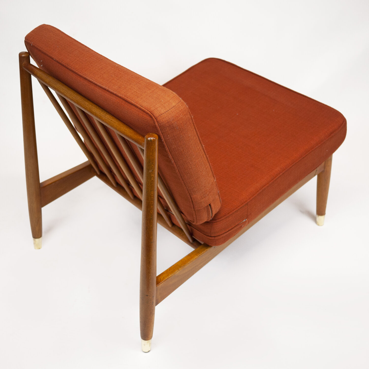 Swedish Beech Low Lounge Chair by Folke Ohlsson for Dux, 1960s