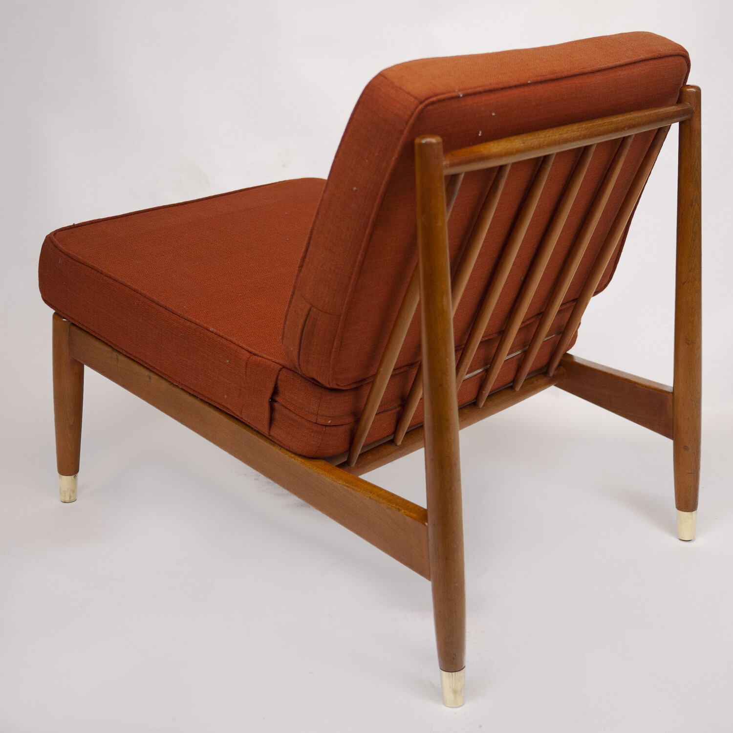 Swedish Beech Low Lounge Chair by Folke Ohlsson for Dux, 1960s