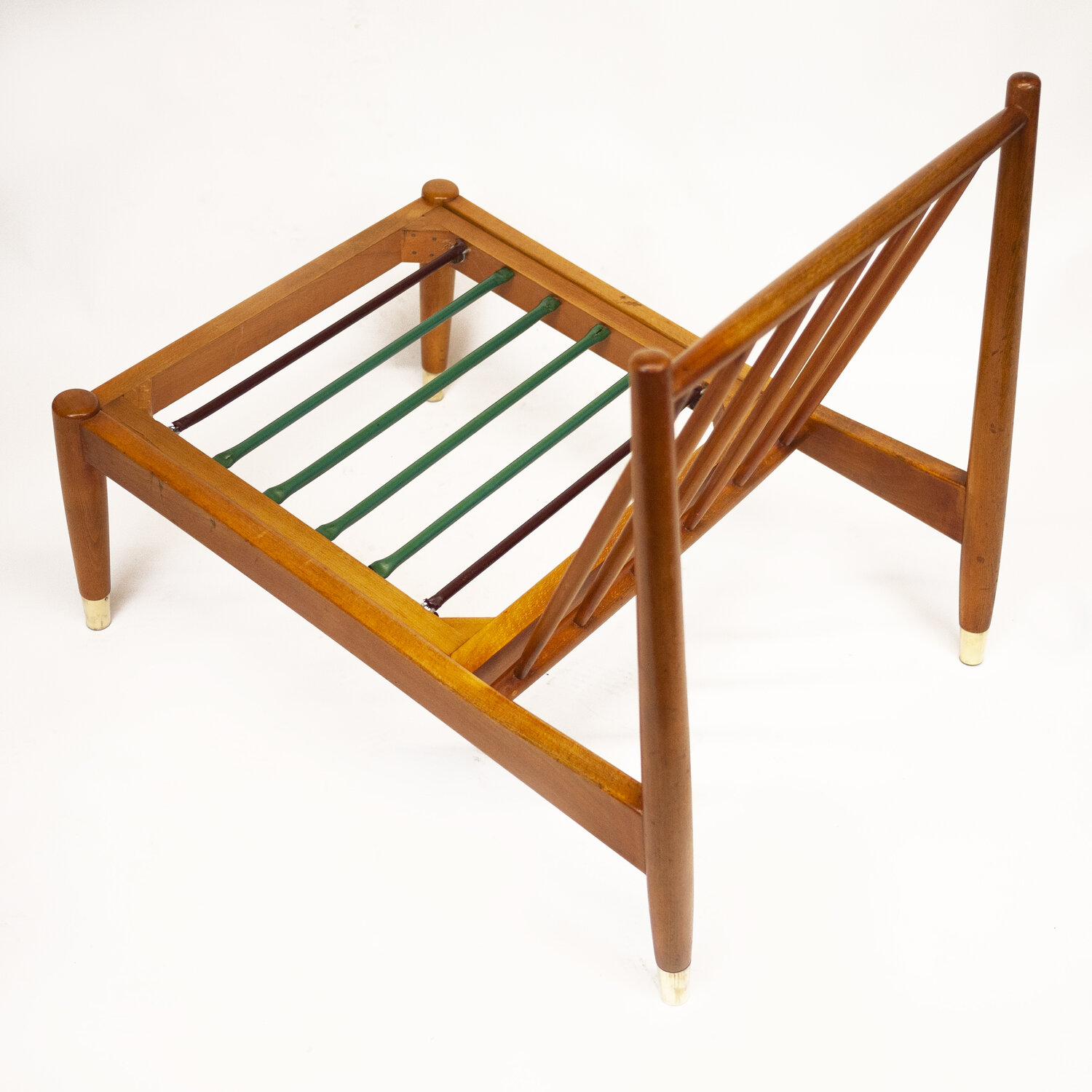Swedish Beech Low Lounge Chair by Folke Ohlsson for Dux, 1960s