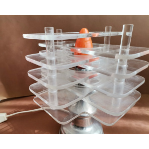 Acrylic mid century modern bedside accent table lamp MCM