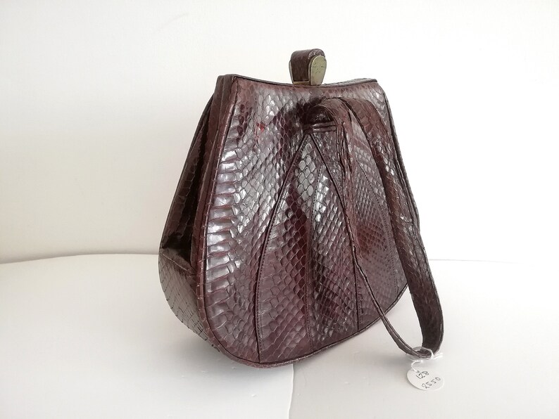 Art Deco 20s snake skin handbag purse and gloves