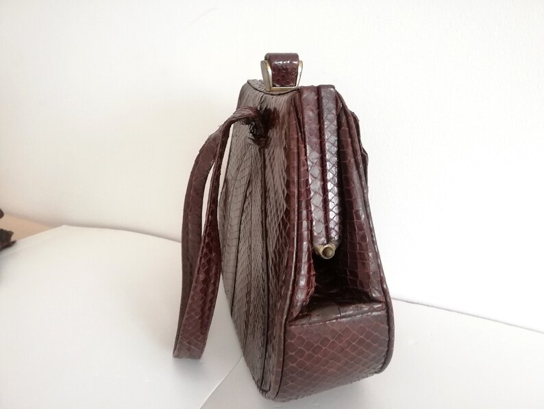 Art Deco 20s snake skin handbag purse and gloves