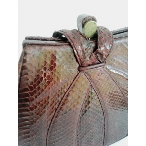 Art Deco 20s snake skin handbag purse and gloves