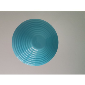 Art deco light fixture modern hanging lamp blue glass pendant