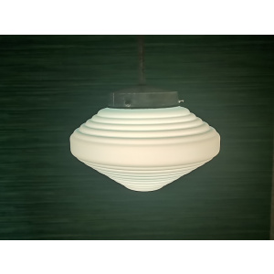 Art deco light fixture modern hanging lamp blue glass pendant