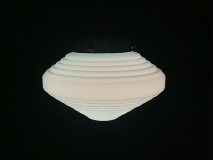 Art deco light fixture modern hanging lamp blue glass pendant - Image 8