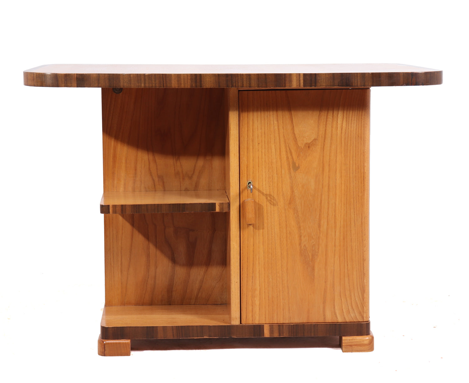 Art Deco Coffee Table in Ash and Walnut