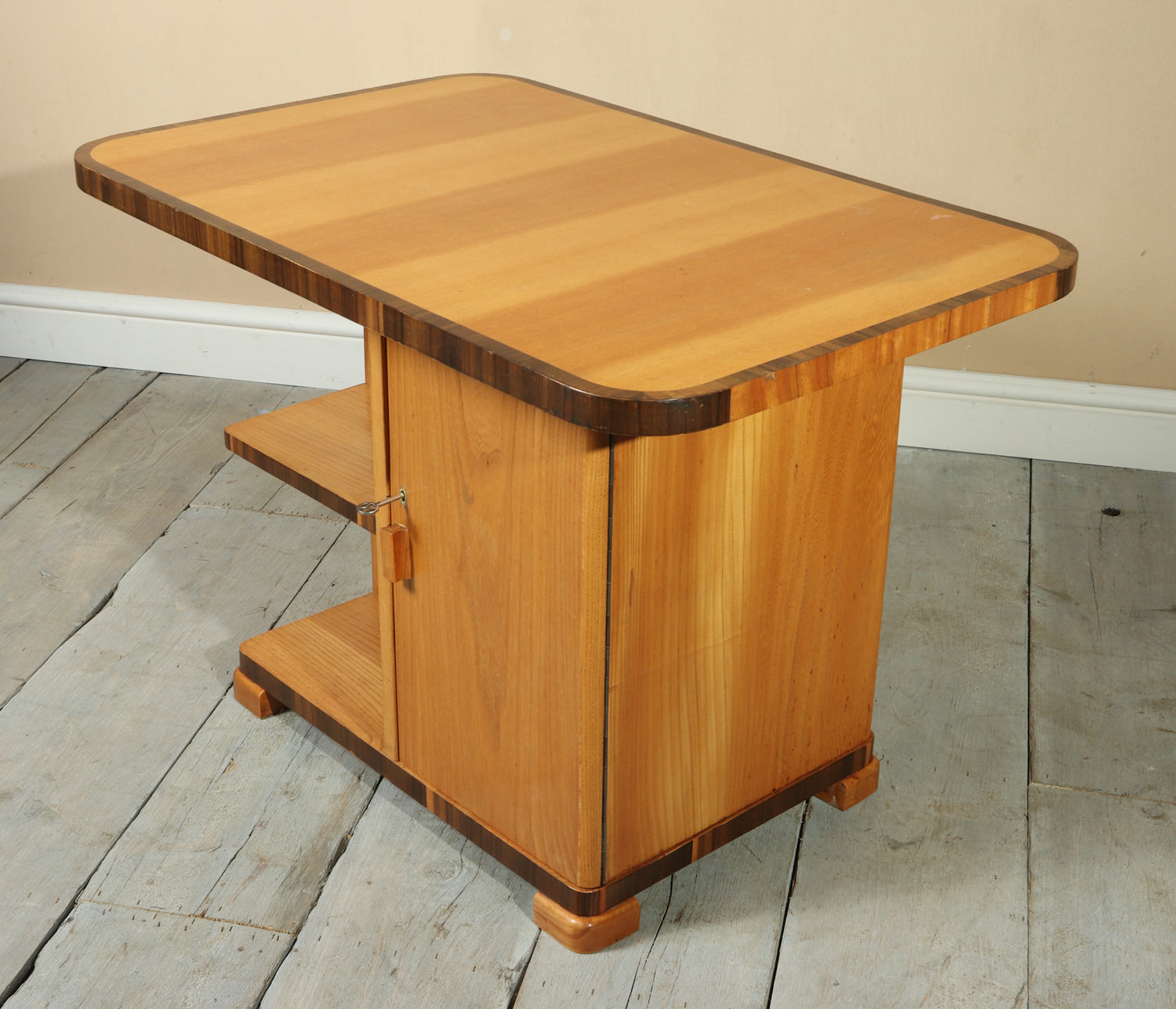 Art Deco Coffee Table in Ash and Walnut