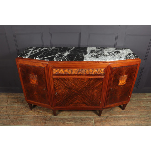 Art Deco Sideboard in Amboyna and Rosewood Paris - c1925