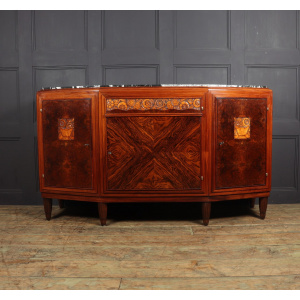 Art Deco Sideboard in Amboyna and Rosewood Paris - c1925